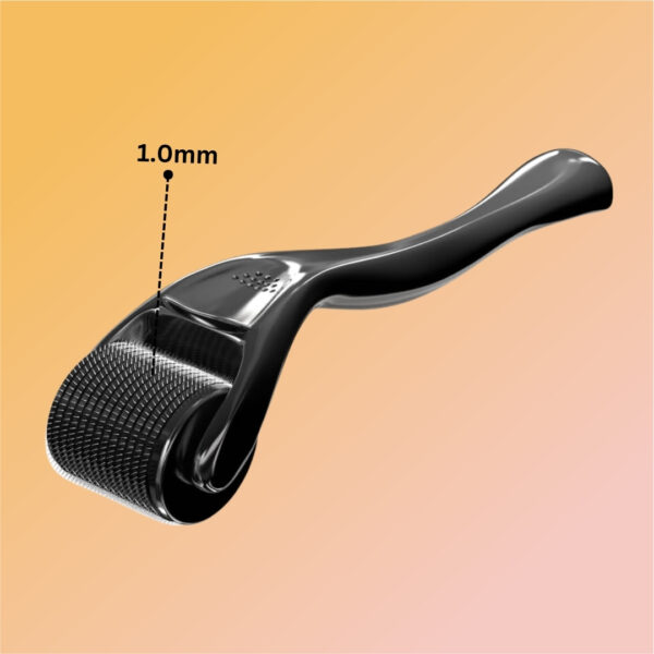 Derma Roller Microneedling Roller for Face, Beard Growth, Hair Growth - Includes Free Storage Case  Matt Black (2-Pack), Brighten,Rejuvenating,Smoothening, Unisex (Imported Quality) - Image 9